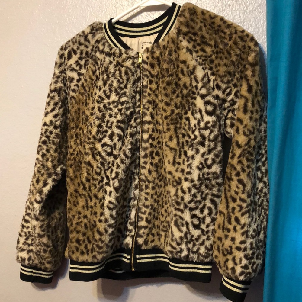 Cheetah print jacket